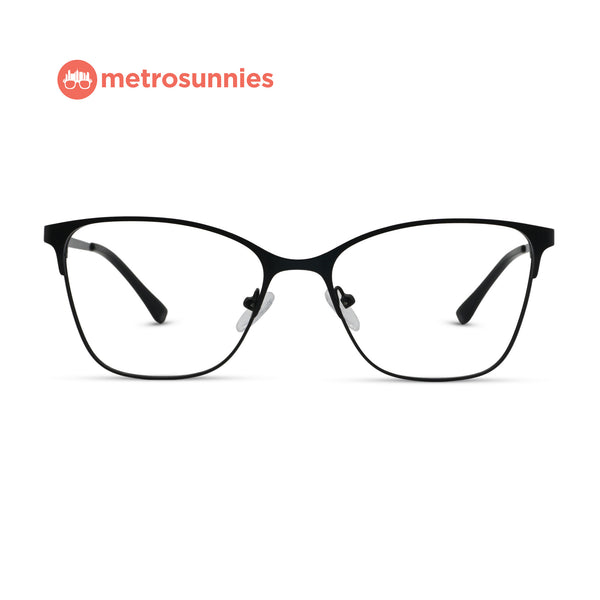 MetroSunnies Madison Specs (Black) / Replaceable Lens / Eyeglasses for Men and Women