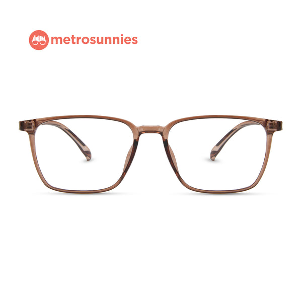 MetroSunnies Maverick Specs (Champagne) / Con-Strain Blue Light / Anti-Radiation Computer Eyeglasses