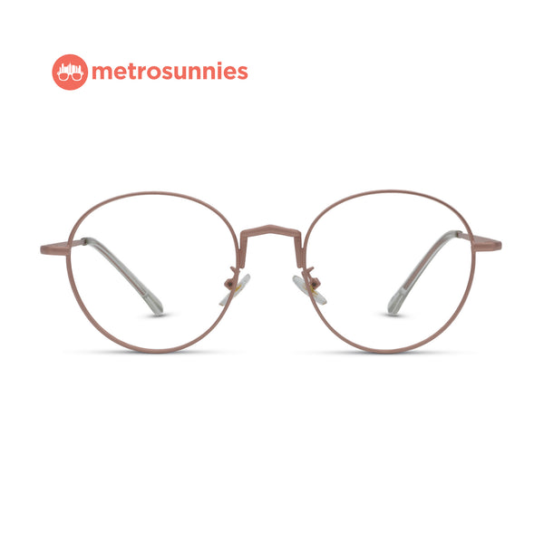 MetroSunnies Mavi Specs (Pink) / Replaceable Lens / Eyeglasses for Men and Women