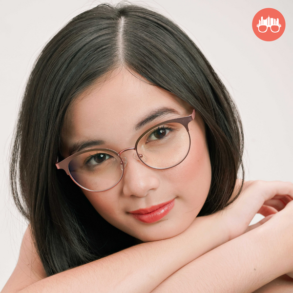 MetroSunnies Maya Specs (Pink) / Replaceable Lens / Eyeglasses for Men and Women