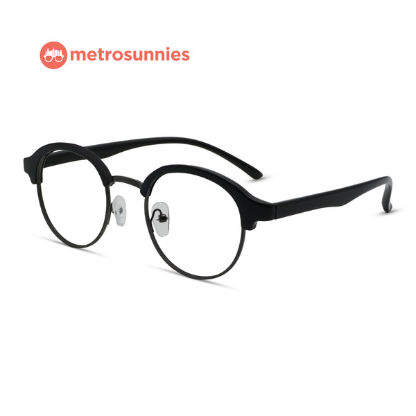 MetroSunnies Micah Specs (Black) / Replaceable Lens / Eyeglasses for Men and Women