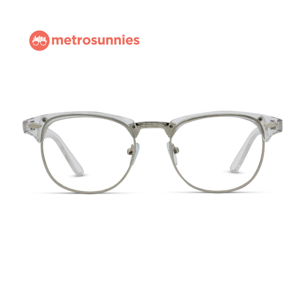 MetroSunnies Midas Specs (Clear) / Replaceable Lens / Eyeglasses for Men and Women