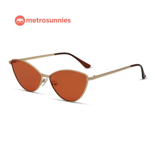 MetroSunnies Mila Sunnies (Brick) / Sunglasses with UV400 Protection / Fashion Eyewear Unisex