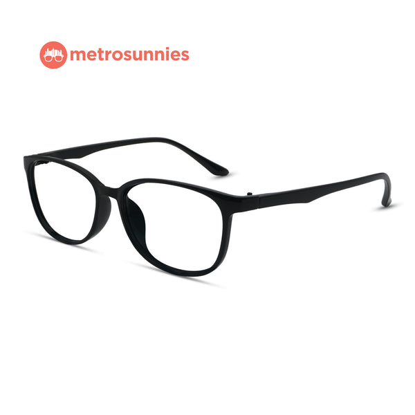MetroSunnies Mitch Specs (Black) / Replaceable Lens / Eyeglasses for Men and Women