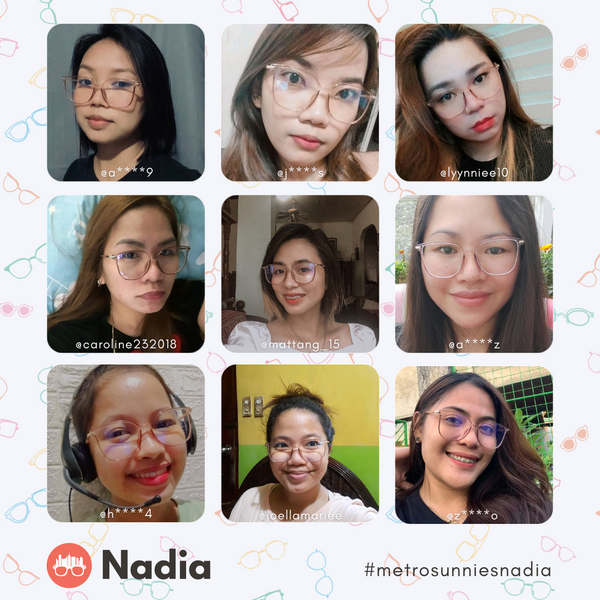 MetroSunnies Nadia Specs (Clear) / Con-Strain Blue Light / Versairy / Anti-Radiation Eyeglasses