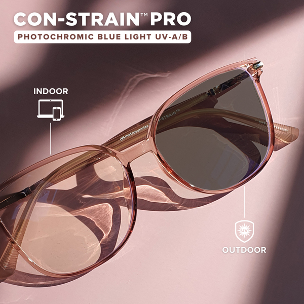 MetroSunnies Nadia Specs (Champagne) / Con-Strain Blue Light / Versairy / Anti-Radiation Eyeglasses