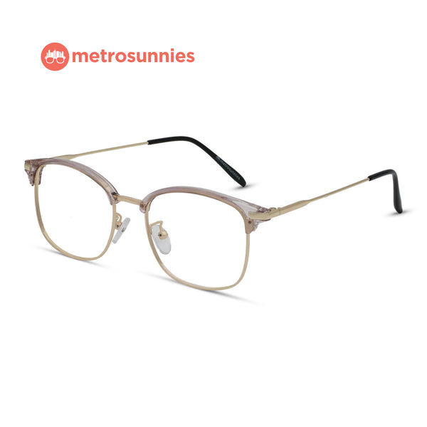 MetroSunnies Nathan Specs (Champagne) / Con-Strain Blue Light / Anti-Radiation Computer Eyeglasses