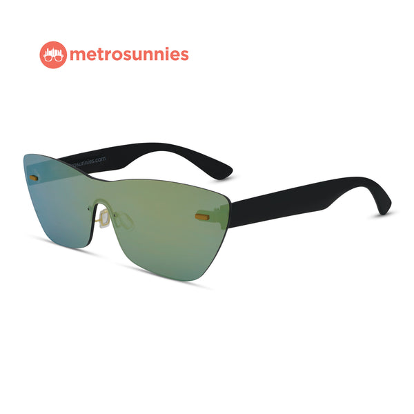 MetroSunnies Nick Sunnies (Gold) / Sunglasses with UV400 Protection / Fashion Eyewear Unisex