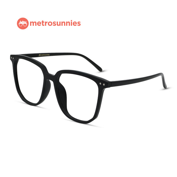 MetroSunnies Nori Specs / Anti Radiation Glasses for Women and Men / Eyeglasses Replaceable Lens / Blue Light Eyewear / Versairy TR90 Lightweight / Optical Frame
