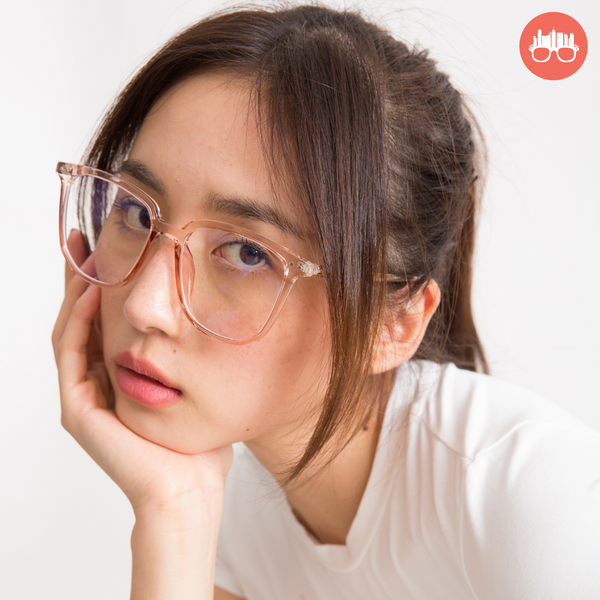 MetroSunnies Nori Specs / Anti Radiation Glasses for Women and Men / Eyeglasses Replaceable Lens / Blue Light Eyewear / Versairy TR90 Lightweight / Optical Frame