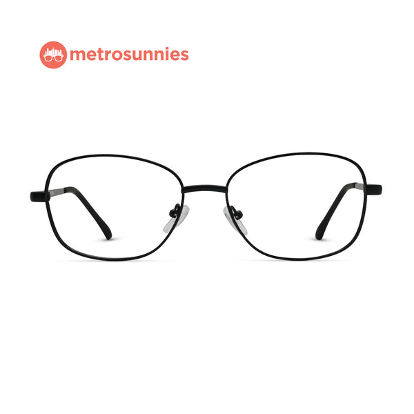 MetroSunnies Nova Specs (Black) / Replaceable Lens / Eyeglasses for Men and Women