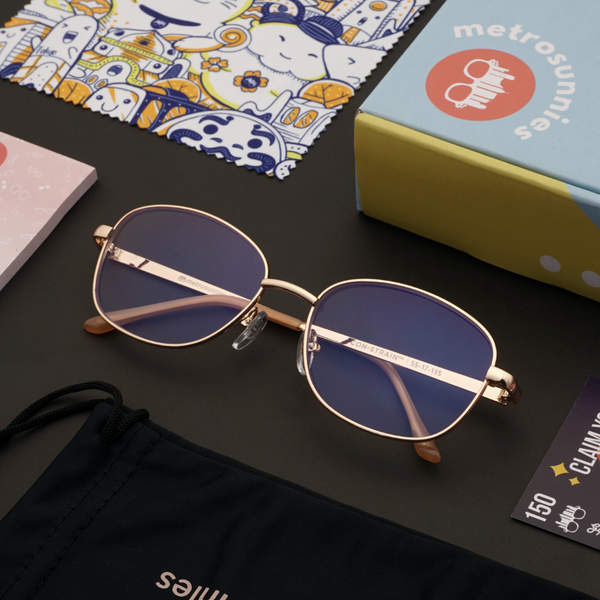 MetroSunnies Nova Specs (Black) / Replaceable Lens / Eyeglasses for Men and Women