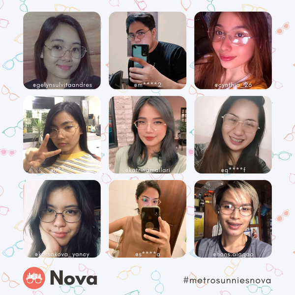 MetroSunnies Nova Specs (Black) / Replaceable Lens / Eyeglasses for Men and Women