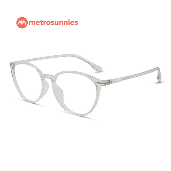 MetroSunnies Orion Specs (Clear) / Replaceable Lens / Versairy Ultralight Weight / Eyeglasses