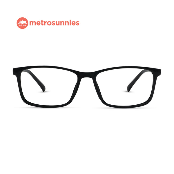 MetroSunnies Penny Specs (Black) / Replaceable Lens / Eyeglasses for Men and Women