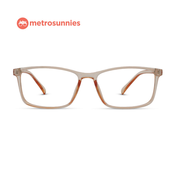 MetroSunnies Penny Specs (Peach) / Replaceable Lens / Eyeglasses for Men and Women