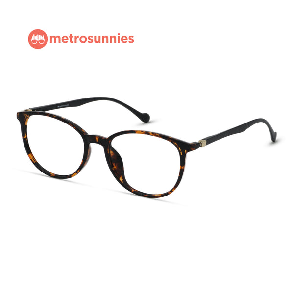 MetroSunnies Rani Specs (Leopard) / Con-Strain Blue Light / Versairy / Anti-Radiation Eyeglasses