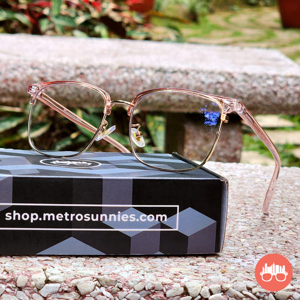 MetroSunnies Reed Specs (Gray) / Replaceable Lens / Eyeglasses for Men and Women