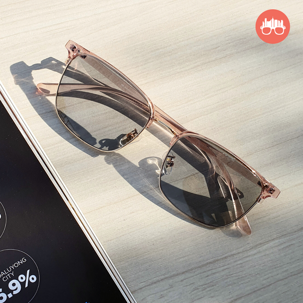 MetroSunnies Reed (Peach) / Con-Strain PRO Photochromic Blue Light / UV400 / Anti-Radiation