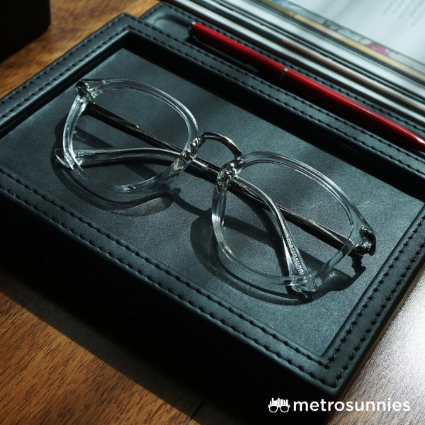 MetroSunnies Renae Specs (Clear) / Replaceable Lens / Eyeglasses for Men and Women