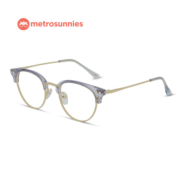 MetroSunnies Sasha Specs (Azure) / Replaceable Lens / Eyeglasses for Men and Women