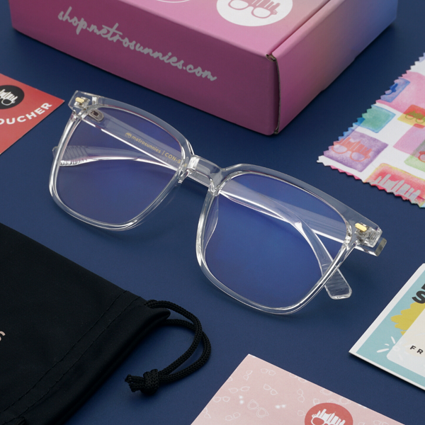 MetroSunnies Scott Specs (Blue) / Con-Strain Blue Light / Versairy / Anti-Radiation Eyeglasses