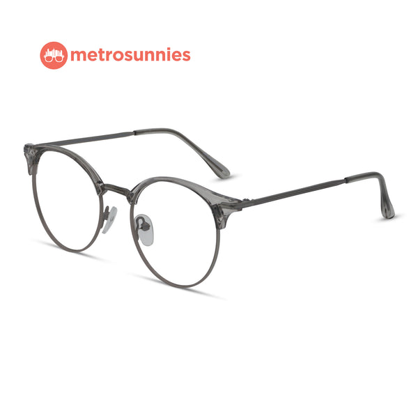 MetroSunnies Selene Specs (Gray) / Con-Strain Blue Light / Anti-Radiation Computer Eyeglasses