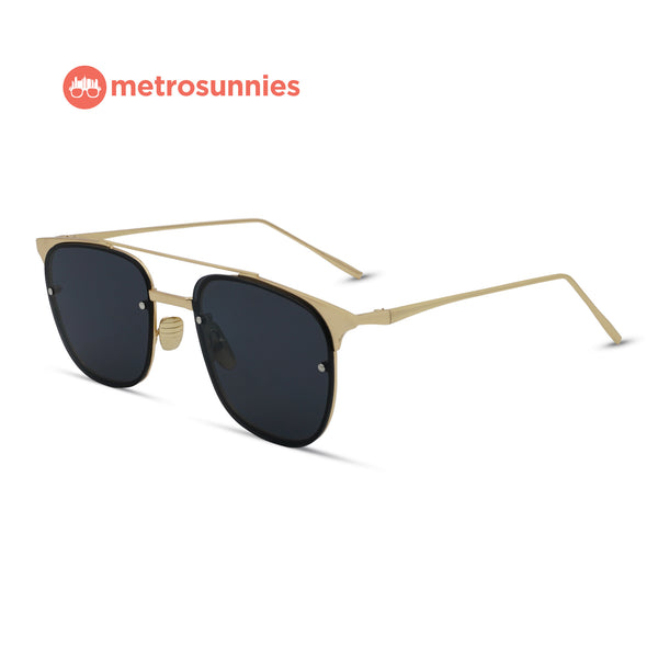MetroSunnies Spencer Sunnies (Black) / Sunglasses with UV400 Protection / Fashion Eyewear Unisex