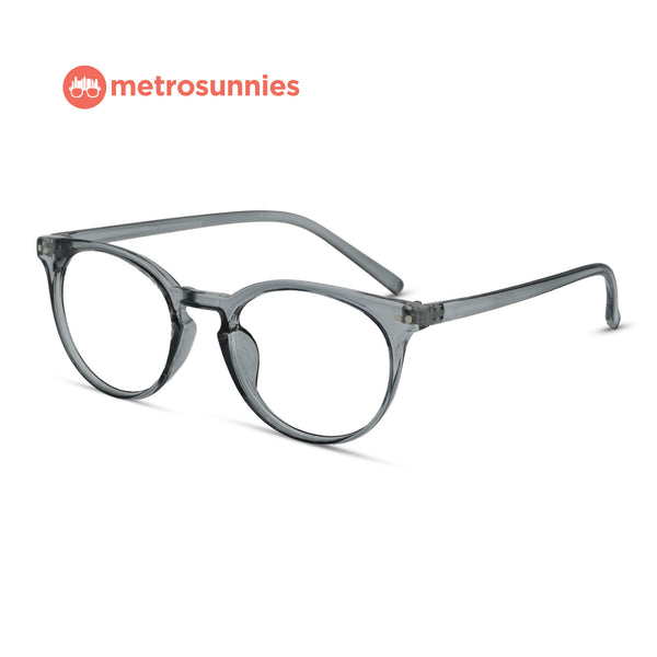 MetroSunnies Stacy Specs (Smoke) / Replaceable Lens / Eyeglasses for Men and Women