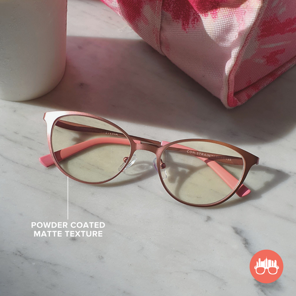 MetroSunnies Sylvia Specs (Pink) / Replaceable Lens / Eyeglasses for Men and Women