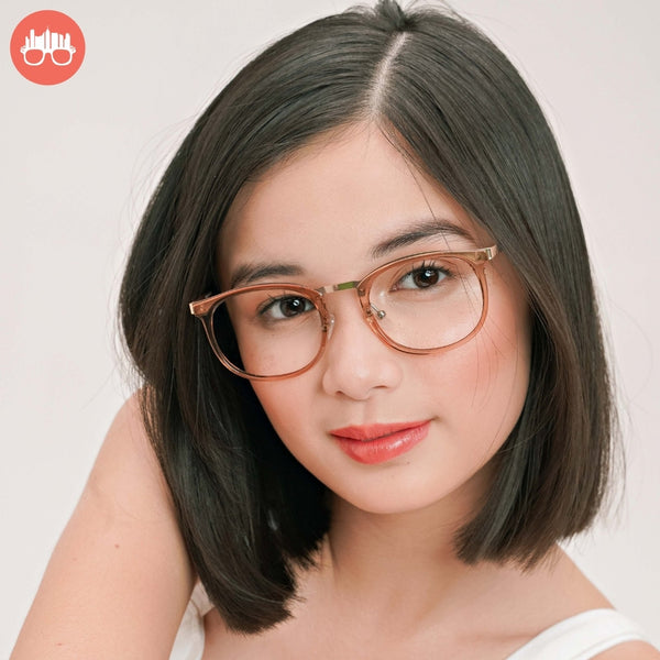 MetroSunnies Taylor Specs (Champagne) / Replaceable Lens / Eyeglasses for Men and Women