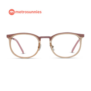 MetroSunnies Taylor Specs (Pink) / Replaceable Lens / Eyeglasses for Men and Women