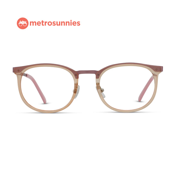 MetroSunnies Taylor Specs (Pink) / Replaceable Lens / Eyeglasses for Men and Women