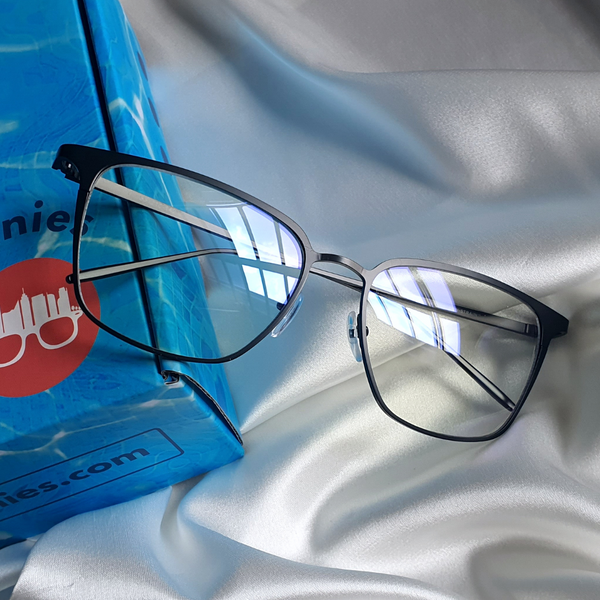 MetroSunnies Ted Specs (Black) / Replaceable Lens / Eyeglasses for Men and Women