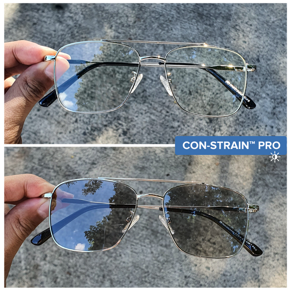 MetroSunnies Terry Specs (Silver) / Replaceable Lens / Eyeglasses for Men and Women