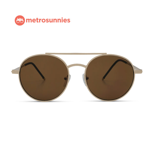 MetroSunnies Thomas Sunnies (Brown) / Sunglasses with UV400 Protection / Fashion Eyewear Unisex