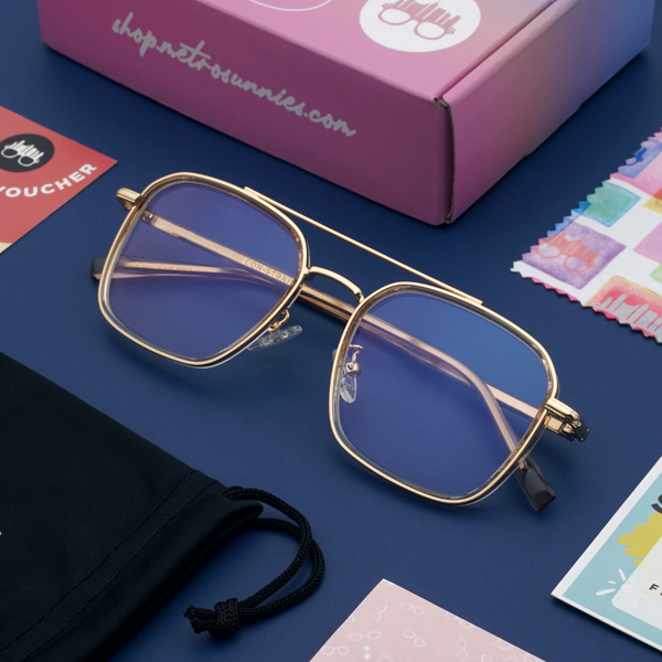 MetroSunnies Trisa Specs (Gray) / Con-Strain Blue Light / Versairy / Anti-Radiation Eyeglasses
