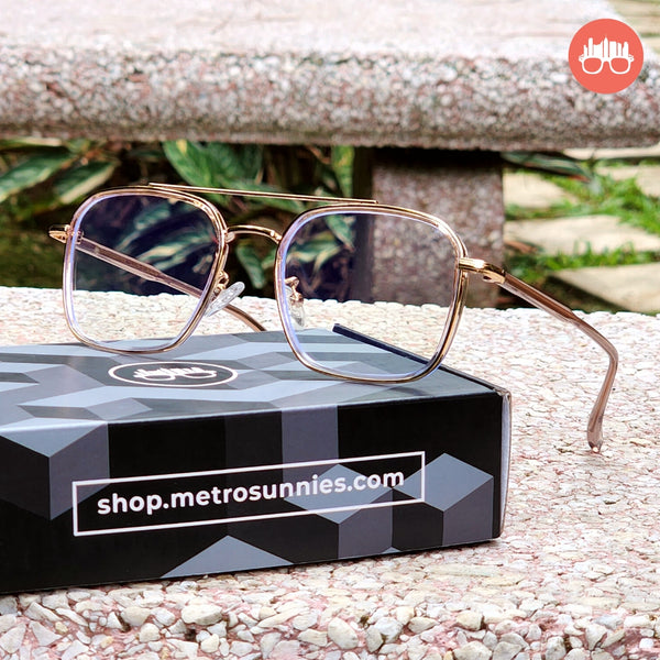 MetroSunnies Trisa Specs (Gray) / Con-Strain Blue Light / Versairy / Anti-Radiation Eyeglasses