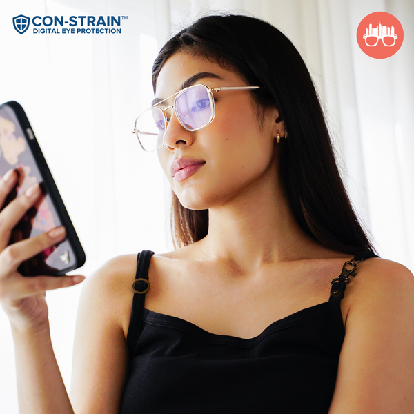 MetroSunnies Trisa Specs (Gray) / Con-Strain Blue Light / Versairy / Anti-Radiation Eyeglasses