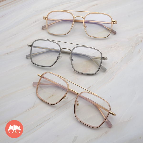 MetroSunnies Trisa Specs (Gray) / Con-Strain Blue Light / Versairy / Anti-Radiation Eyeglasses