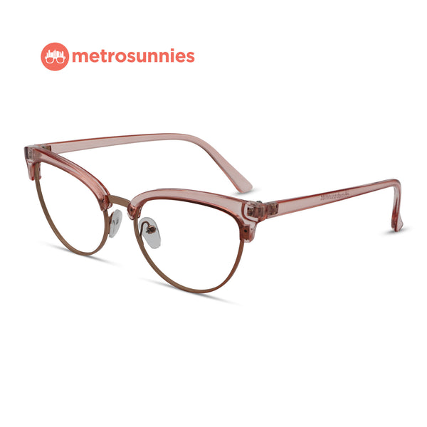 MetroSunnies Vicky Specs (Marsala) / Replaceable Lens / Eyeglasses for Men and Women