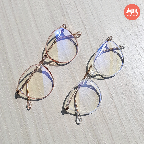 MetroSunnies Victoria Specs (Clear) / Con-Strain Blue Light / Anti-Radiation Computer Eyeglasses