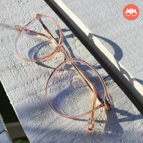 MetroSunnies Victoria Specs (Clear) / Con-Strain Blue Light / Anti-Radiation Computer Eyeglasses