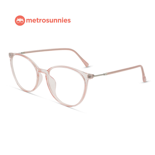 MetroSunnies Vienna Specs (Pink) / Con-Strain Blue Light / Versairy / Anti-Radiation Eyeglasses