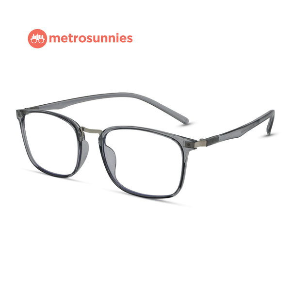 MetroSunnies Warren Specs (Gray) / Con-Strain Blue Light / Versairy / Anti-Radiation Eyeglasses