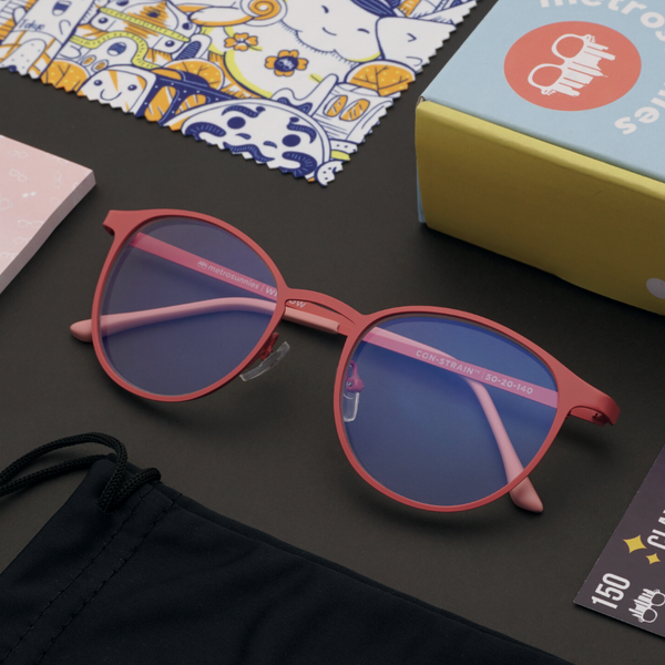 MetroSunnies Willow Specs (Sakura) / Replaceable Lens / Eyeglasses for Men and Women
