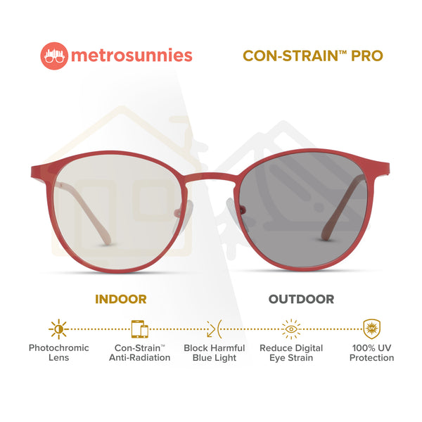 MetroSunnies Willow Specs (Sakura) / Replaceable Lens / Eyeglasses for Men and Women