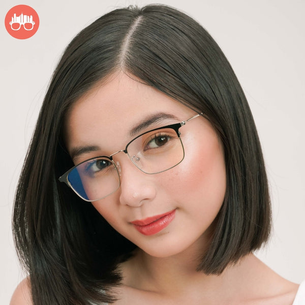 MetroSunnies Windsor Specs (Black) / Con-Strain Blue Light / Anti-Radiation Computer Eyeglasses