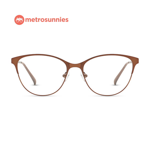 MetroSunnies Yassi Specs (Nude) / Con-Strain Blue Light / Anti-Radiation Computer Eyeglasses