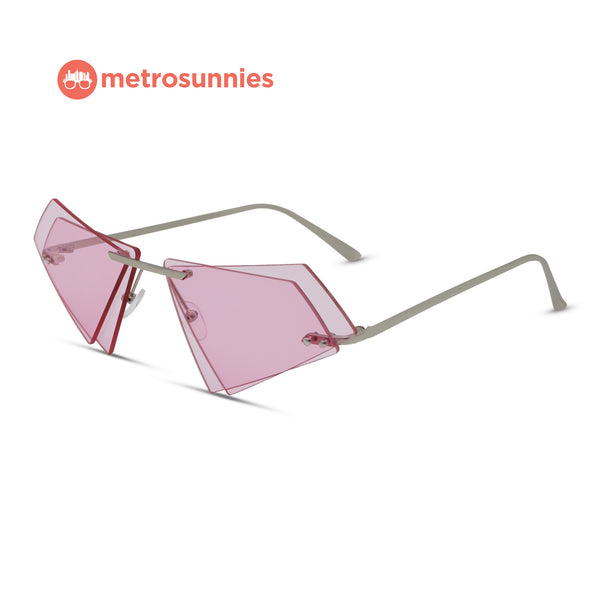 MetroSunnies Yves Sunnies (Berry) / Sunglasses with UV400 Protection / Fashion Eyewear Unisex